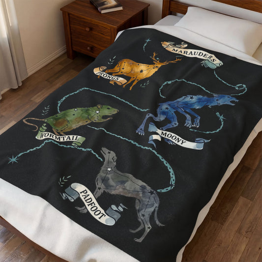 Marauders Velveteen Plush Blanket