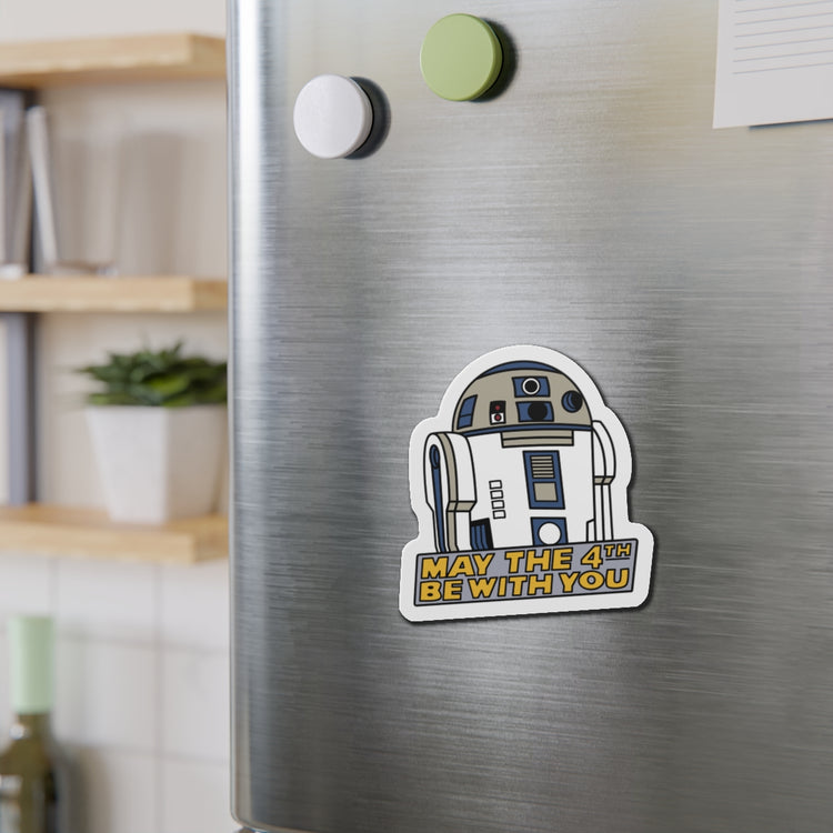 May The 4th Be With R2D2 Die-Cut Magnet