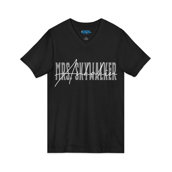 Mrs. Anakin Skywalker V-Neck Tee - Fandom-Made
