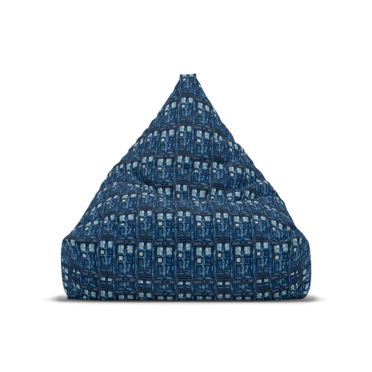 Tardis All-Over-Print Bean Bag Chair Cover - Fandom-Made