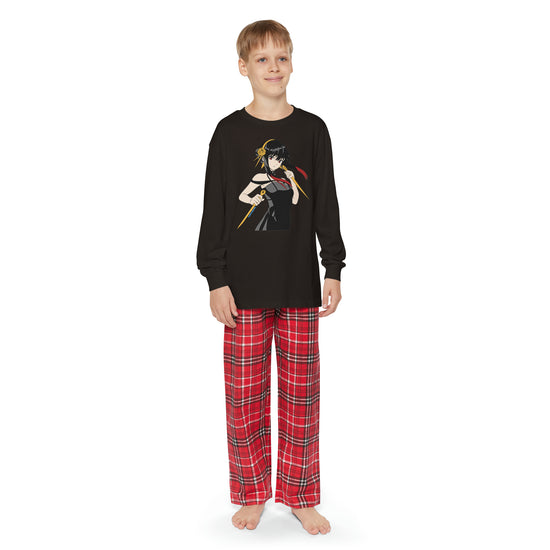 Yor Forger Youth Long Sleeve Holiday Outfit Set - Fandom-Made