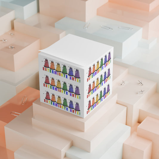 Exterminate Hate Note Cube - Fandom-Made
