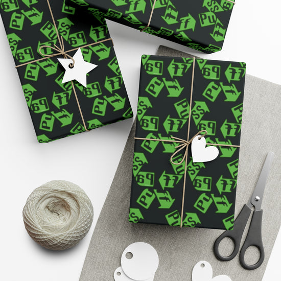 Puff Pass Recycle Gift Wrap Paper - Fandom-Made