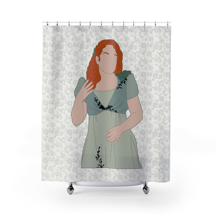 Pen Featherington All-Over Print Shower Curtains - Fandom-Made