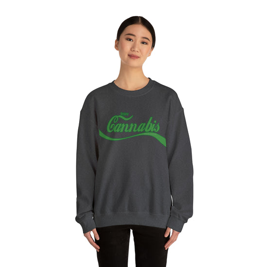 Enjoy Cannabis Crewneck Sweatshirt - Fandom-Made