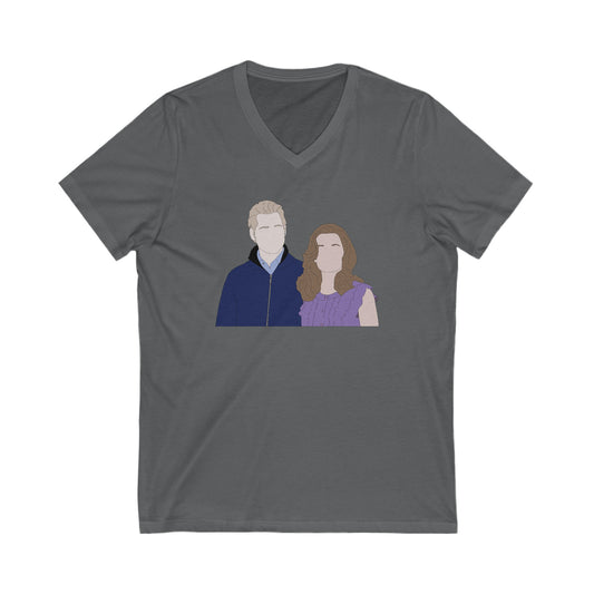 Dr. Cullen and Esme V-Neck Tee - Fandom-Made