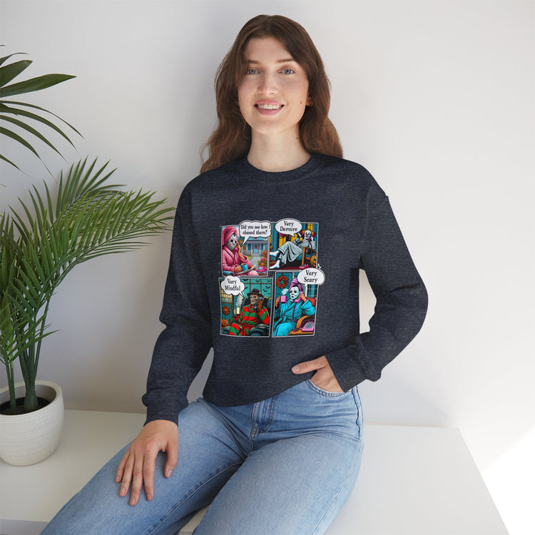 Very Demure Very Mindful Very Scary Sweatshirt