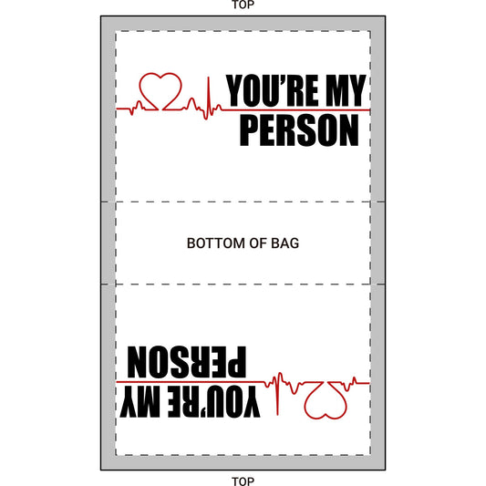 You're My Person Holographic Makeup Bag - Fandom-Made