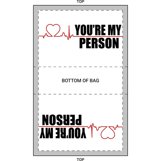 You're My Person Holographic Makeup Bag - Fandom-Made