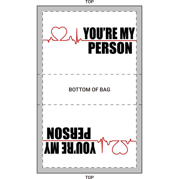 You're My Person Holographic Makeup Bag - Fandom-Made
