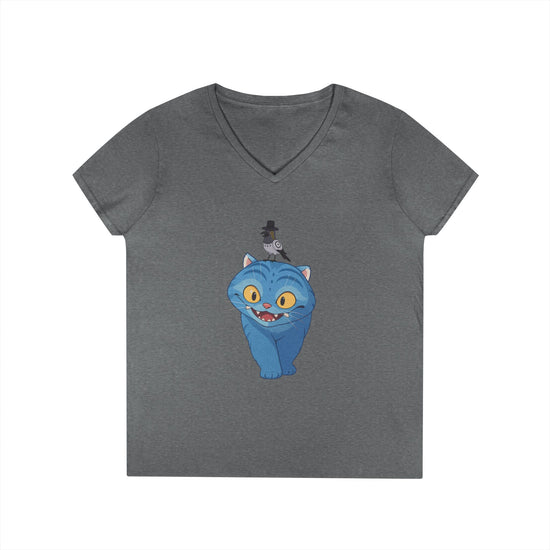 Did I Do That Ladies' V-Neck Tee - Fandom-Made