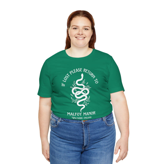 If Lost Return To Malfoy Manor T-Shirt - Fandom-Made