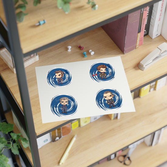 Timey Wimey Doctors Sticker Sheets - Fandom-Made