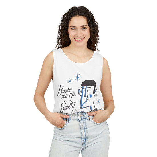 Booze Me Up Scotty Tank Top - Fandom-Made