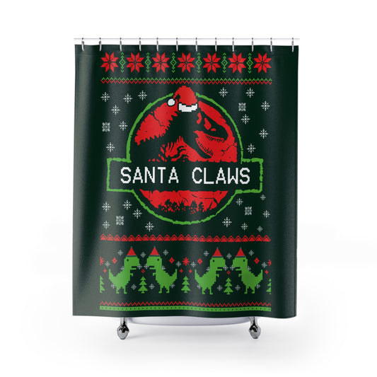 Santa Claws Shower Curtain