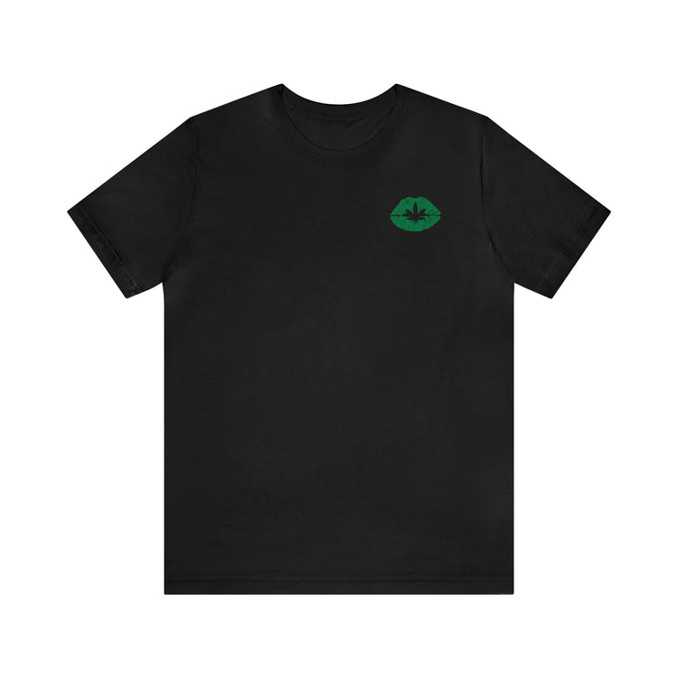 Weed Lips Pocket T-Shirt - Fandom-Made