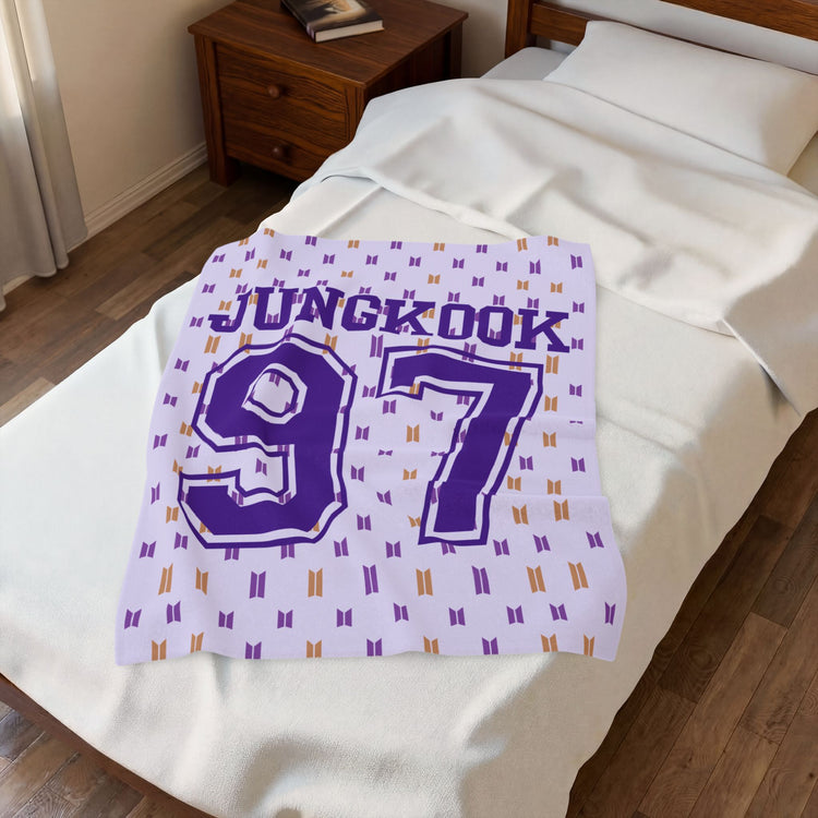 Jungkook 97 Velveteen Plush Blanket