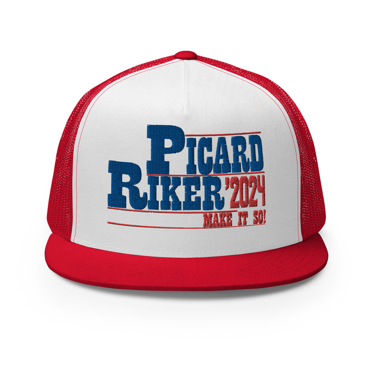 Picard Riker 2024 Trucker Cap