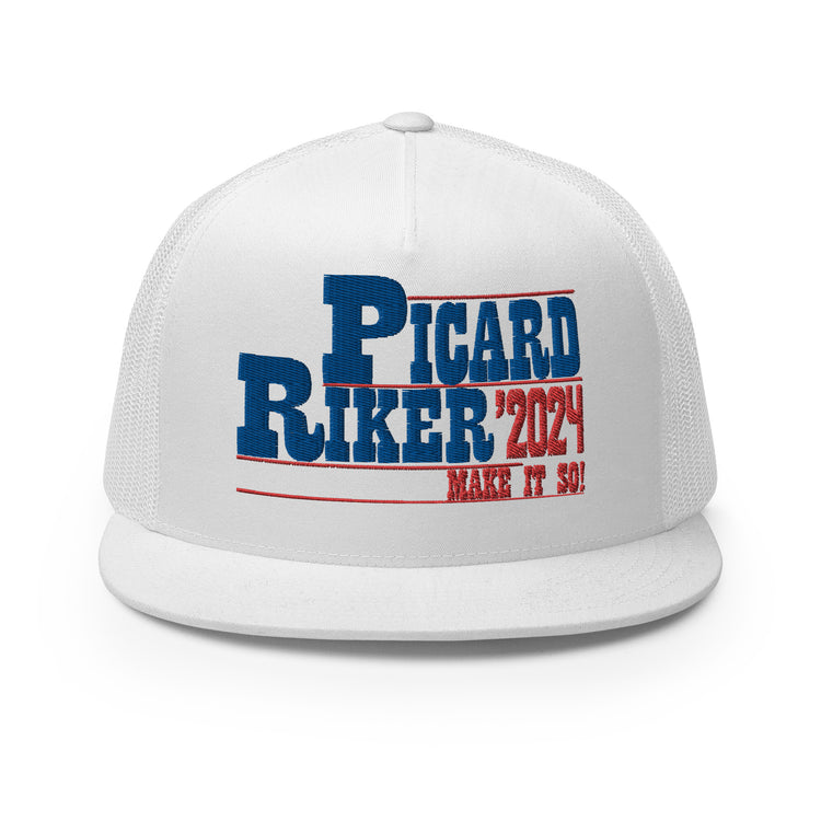 Picard Riker 2024 Trucker Cap