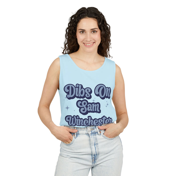 Dibs On Sam Winchester Unisex Tank Top - Fandom-Made