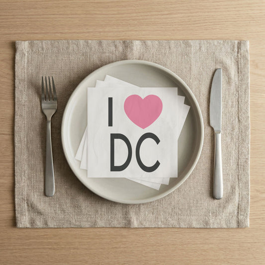 I Love DC Napkins - Fandom-Made