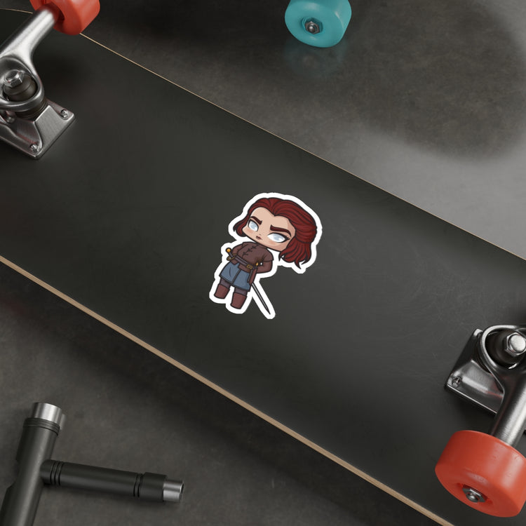 A Girl Die-Cut Sticker