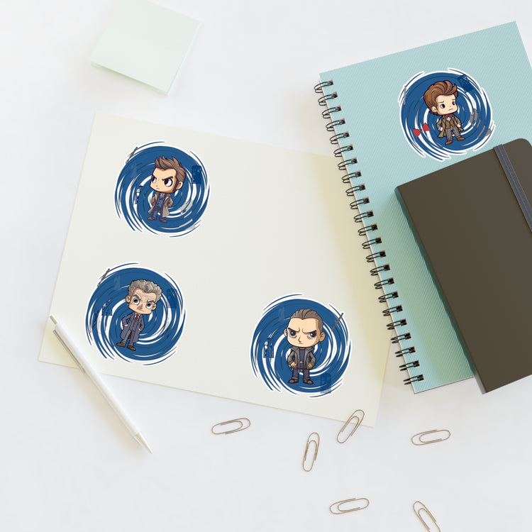 Timey Wimey Doctors Sticker Sheets - Fandom-Made