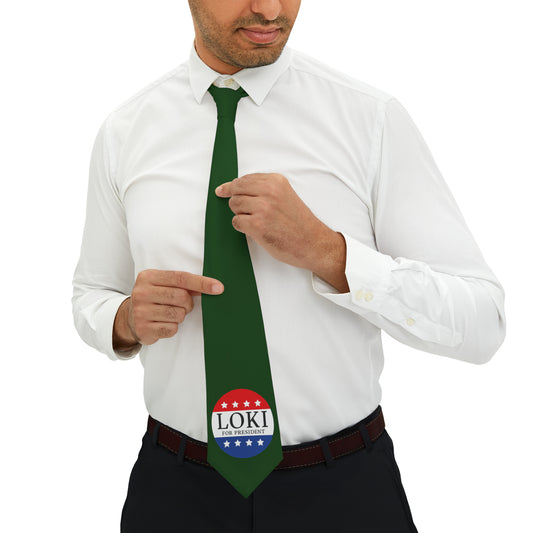 Loki For President Necktie - Fandom-Made