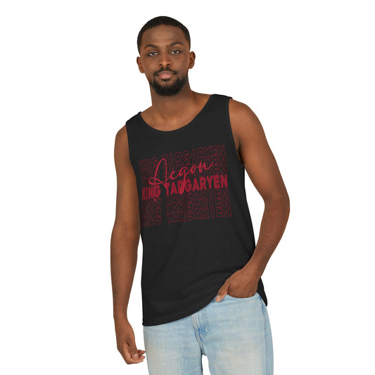 King Aegon Unisex Garment-Dyed Tank Top - Fandom-Made