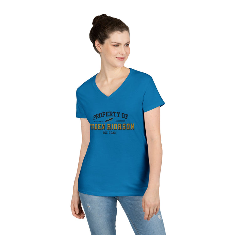 Property of Xaden Riorson V-Neck Tee - Fandom-Made