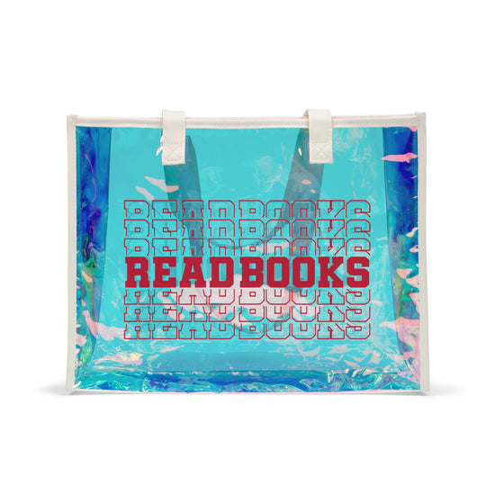 Read Books Holographic Tote Bag - Fandom-Made