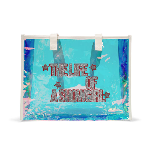 Showgirl Life Holographic Tote Bag - Fandom-Made