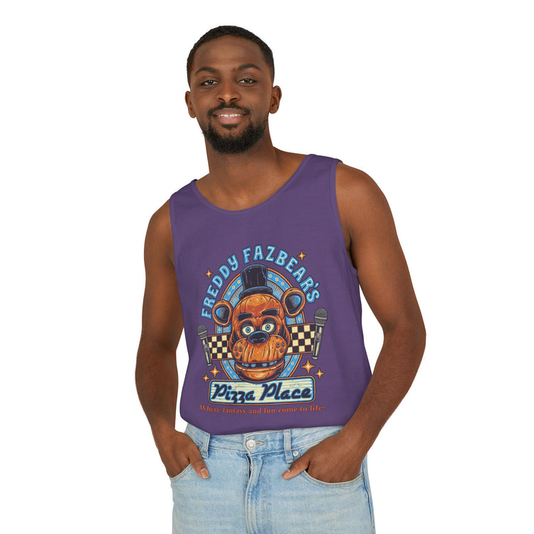 Freddy Fazbear's Pizza Place Tank Top - Fandom-Made