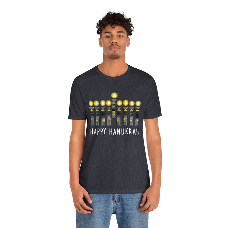 Lightsabers Menorah Unisex T-Shirt