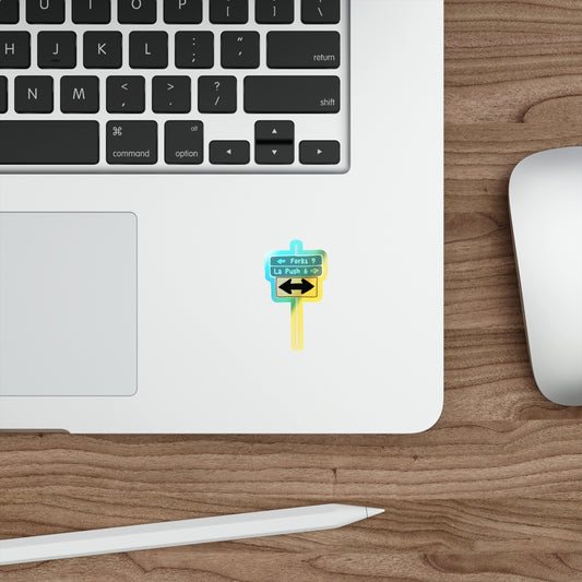 Decisions Holographic Sticker