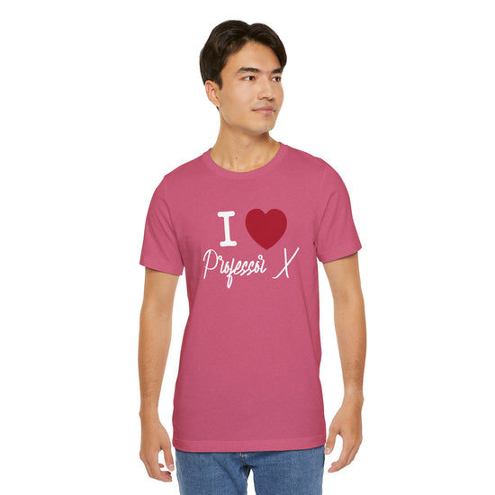I Love Professor X Unisex T-Shirt - Fandom-Made