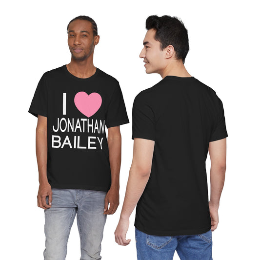 I Love Jonathan Bailey Unisex T-Shirt - Fandom-Made