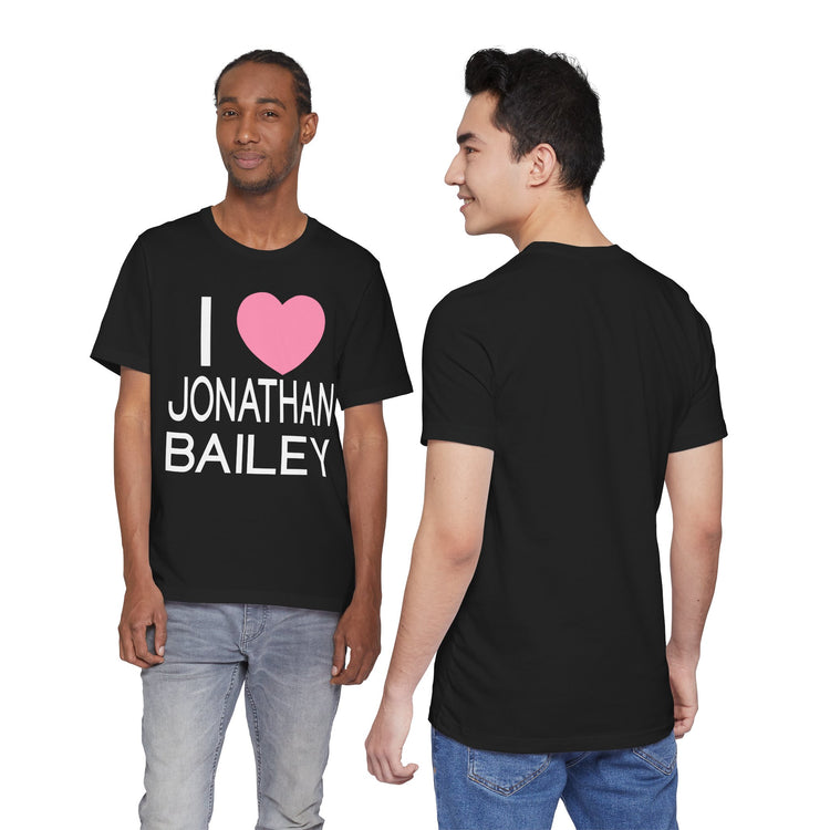 I Love Jonathan Bailey Unisex T-Shirt - Fandom-Made