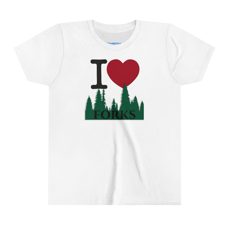 I Love Forks Youth Tee