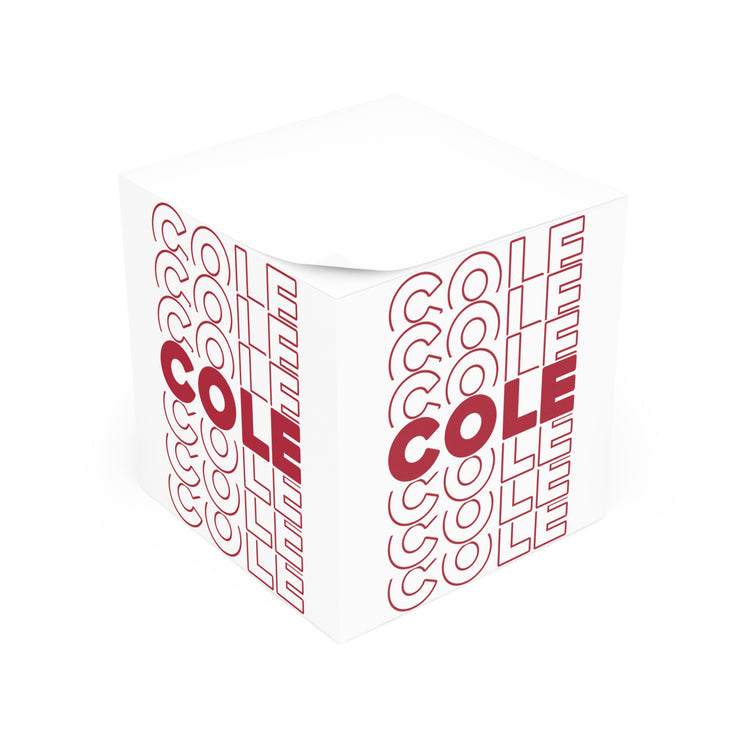 Cole Note Cube - Fandom-Made