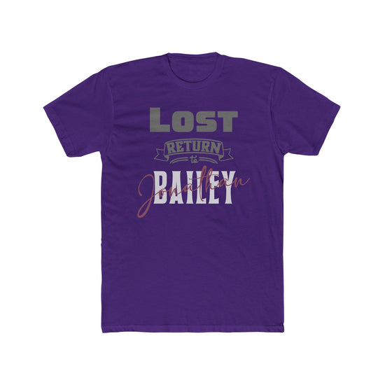 Lost Return To Jonathan Bailey Men’s Fitted T-Shirt - Fandom-Made