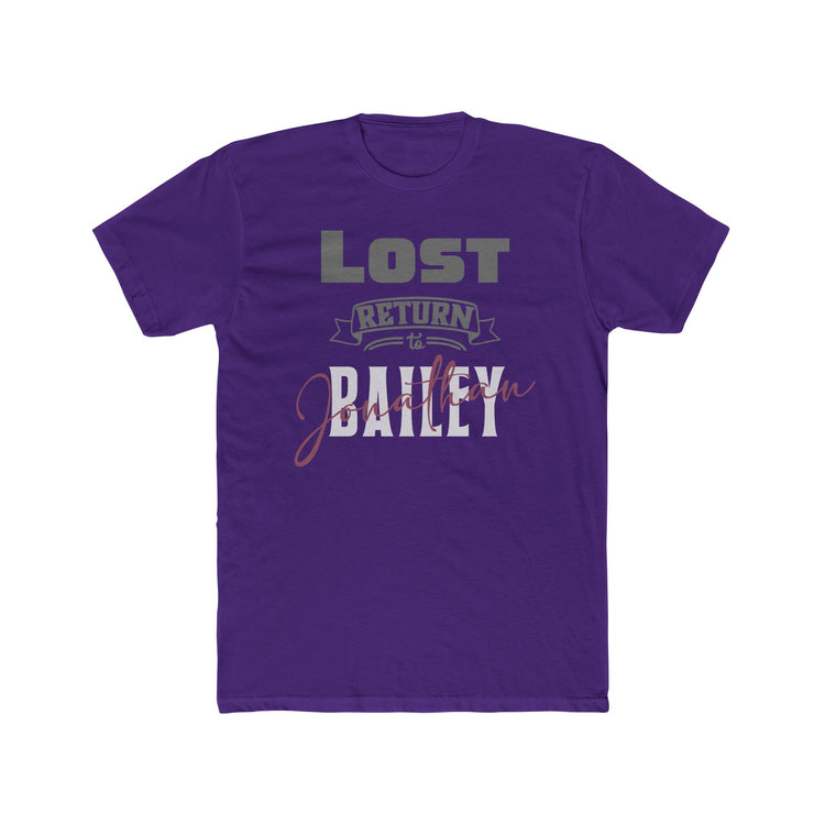 Lost Return To Jonathan Bailey Men’s Fitted T-Shirt - Fandom-Made