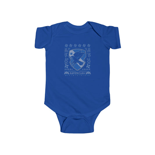 Ravenclaw Ugly Christmas Sweater Infant Bodysuit