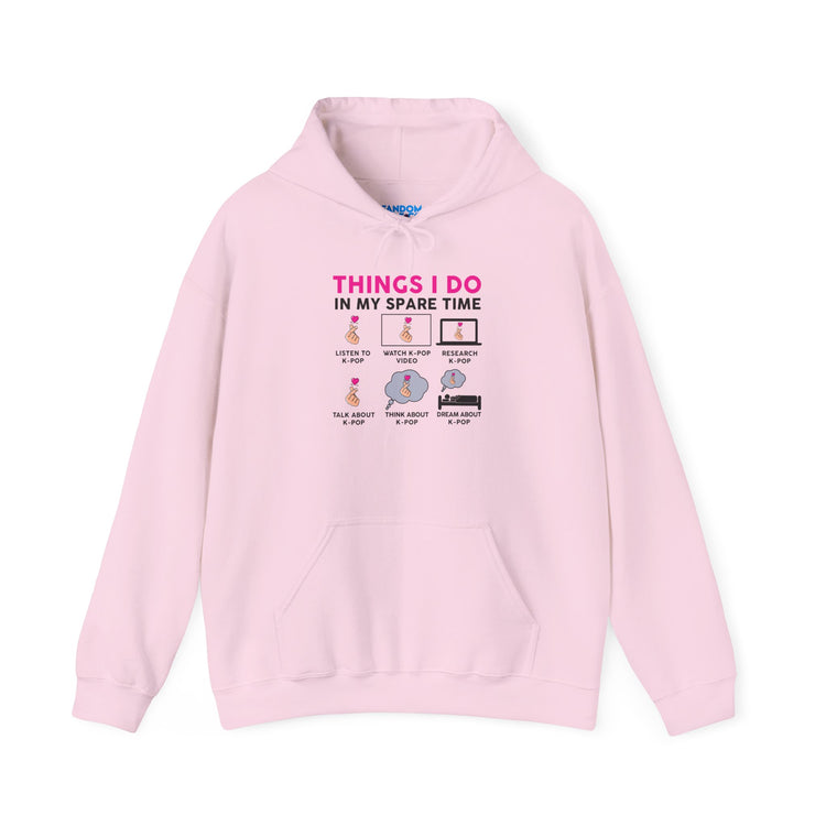 Things I Do In My Spare Time Kpop Unisex Hoodie