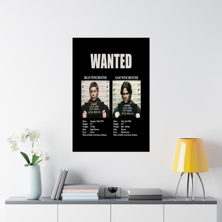 Winchesters Wanted Poster