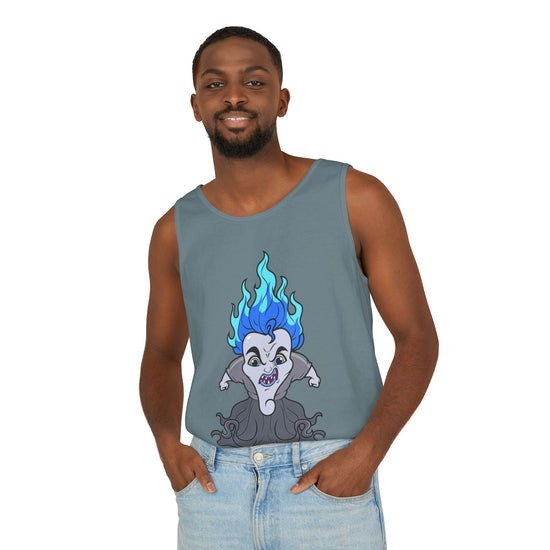 Hades Unisex Garment-Dyed Tank Top - Fandom-Made