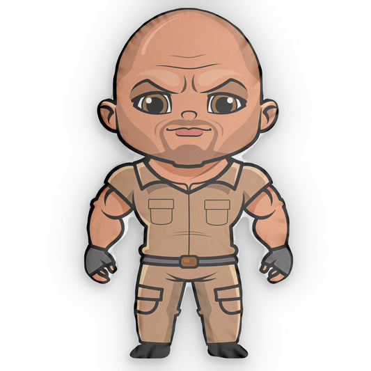 Dr. Smolder Bravestone-Shaped Pillow