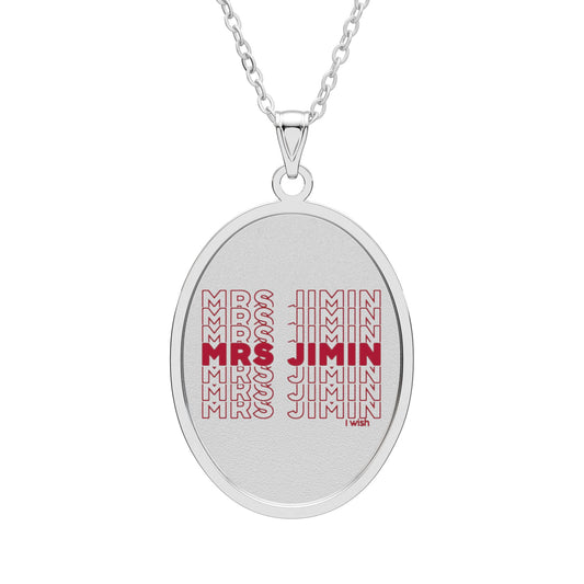 Mrs. Jimin Oval Pendant