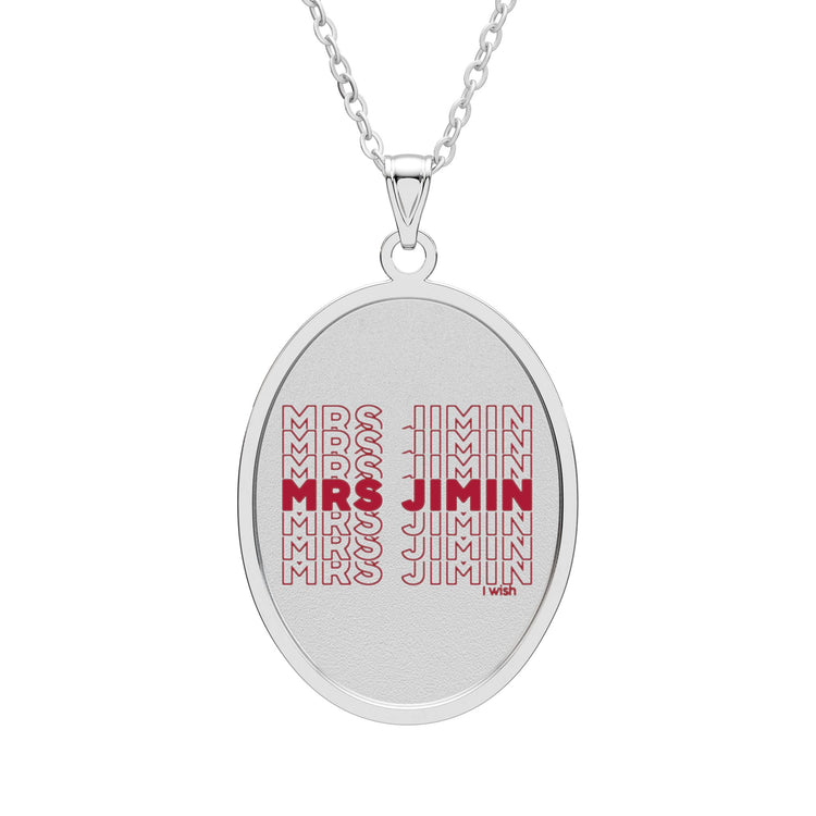 Mrs. Jimin Oval Pendant