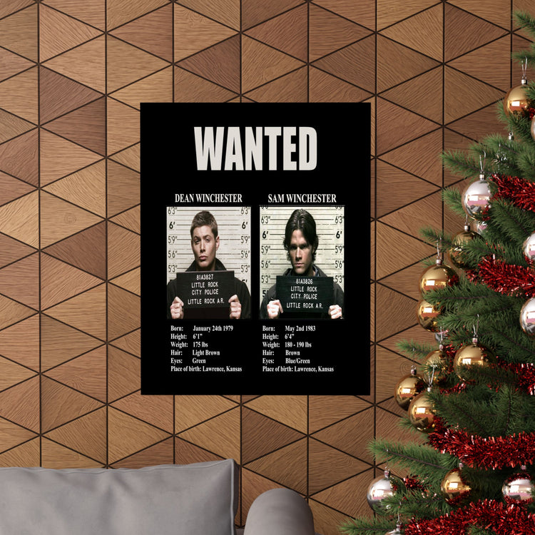 Winchesters Wanted Poster